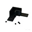 Galaxy profiles Hoek verbinder horizontaal zwart TS2
