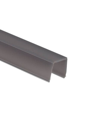 2 meter Losse LED profiel afdekking zwart TS2