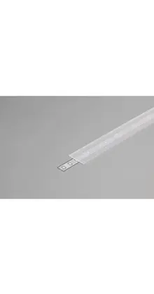 2 meter Losse LED profiel klikafdekking - Helder / transparant - 12ALU, C12WIT, C12ZWART, C12 DUO
