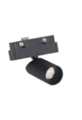 Mini LED trackrail - LED Spot - Warm Wit - zwart - 3000k - 3 watt - dimbaar - QT3000k