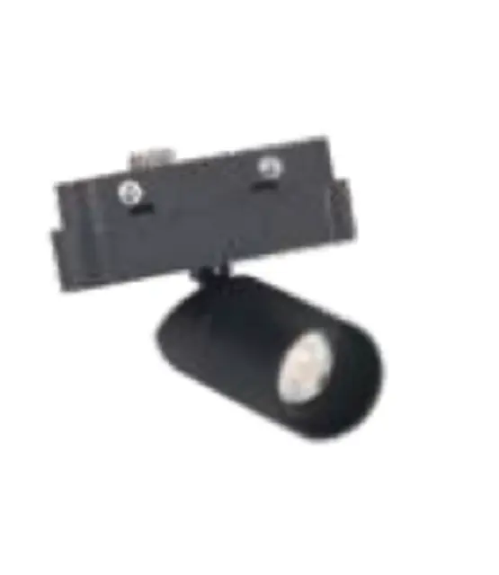 Mini LED trackrail - LED Spot - Warm Wit - zwart - 3000k - 3 watt - dimbaar - QT3000k