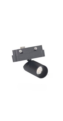 Mini LED trackrail - LED Spot - Warm Wit - zwart - 3000k - 3 watt - dimbaar - QT3000k
