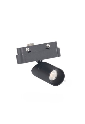 Mini LED trackrail - LED Spot - Warm Wit - zwart - 3000k - 3 watt - dimbaar - QT3000k