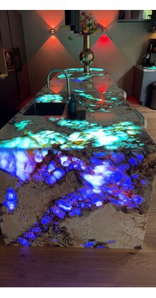 Flexibel LED sheet - 288 LED - RGBWW - Dimbaar - 24 volt IP20 - 49cm x 24,5 cm- Koppelbaar LED Sheet