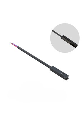 Mini LED trackrail power input connector - zwart - MINI- MINI-TQS-POWER-CONNECTOR