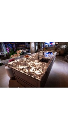 Natuursteen LED verlichting - 506 LED - 4300 LM - Warm wit - 3000 kelvin - Dimbaar - 24 volt IP20 - 25 x 100cm - Koppelbaar LED Sheet