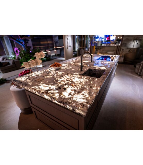 Natuursteen LED verlichting - 484 LED - 4100 LM - Dual White - 3000 - 6500 kelvin - Dimbaar - 24 volt IP20 - 24,5 x 49cm - Koppelbaar LED Sheet
