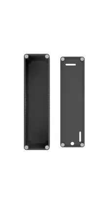 LED voeding - trafobox -  en controller behuizing voor plafondmontage 260 x 110 x 57 mm (l x b x h) - LEDvoedingbox-L - Zwart