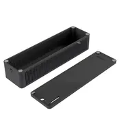 LED voeding - trafobox -  en controller behuizing voor plafondmontage 260 x 110 x 57 mm (l x b x h) - LEDvoedingbox-L - Zwart