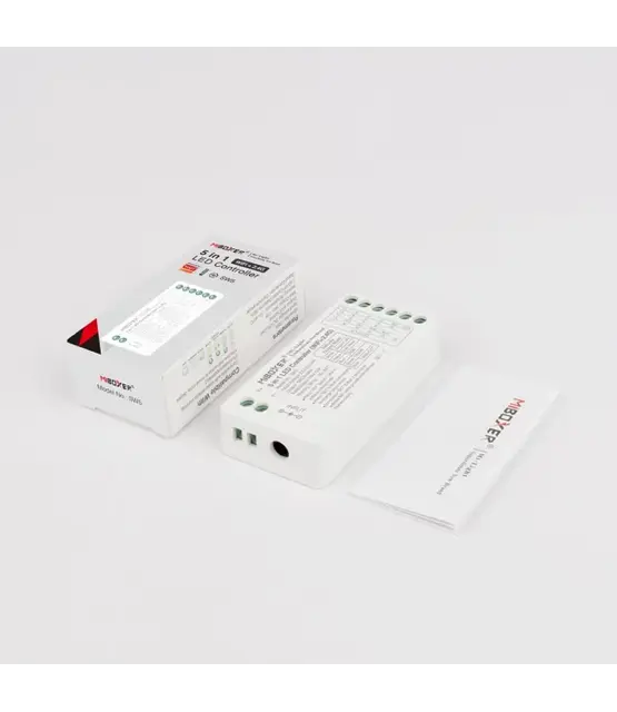 TUYA stand alone LED controller 5 in 1 - voor Single Color/Dual White/RGB/RGBW/RGBWW/RGBCCT LED strips 12-24v - SW5