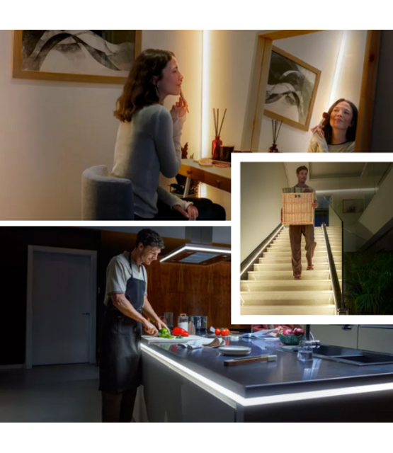 Philips Hue OmniGlow RGBW LED strip 40W 2700LM 230v IP20 - 3 meter