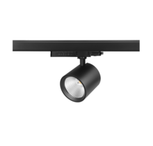 3-fase rail spot - ZWART - instelbaar - 10W/20W/30W 38° - JASMIN - 2700/3000/4000K