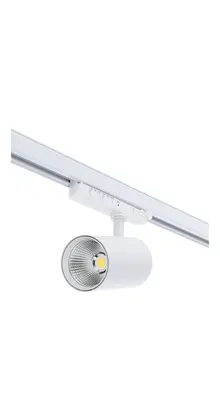3-fase rail spot - WIT -  instelbaar - 10W/20W/30W 38° - ROSA - 2700/3000/4000K