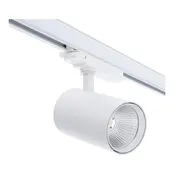 3-fase rail spot voor SLAGER - BAKKER - VISWINKEL - WIT -  instelbaar - 10W/20W/30W 38° - ROSA RETAIL FOOD - 2700/3000/4000K