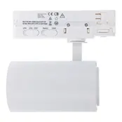 3-fase rail spot voor SLAGER - BAKKER - VISWINKEL - WIT -  instelbaar - 10W/20W/30W 38° - ROSA RETAIL FOOD - 2700/3000/4000K
