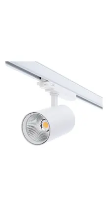 3-fase rail spot voor SLAGER - BAKKER - VISWINKEL - WIT -  instelbaar - 10W/20W/30W 38° - ROSA RETAIL FOOD - 2700/3000/4000K