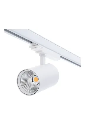 3-fase rail spot voor SLAGER - BAKKER - VISWINKEL - WIT -  instelbaar - 10W/20W/30W 38° - ROSA RETAIL FOOD - 2700/3000/4000K