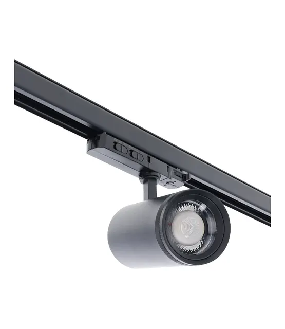 Dimbare en graden instelbare 3-fase rail spot - ZWART - 20/25/30 Watt 15° 55° - ZOOMABLE - 2700/3000/4000K