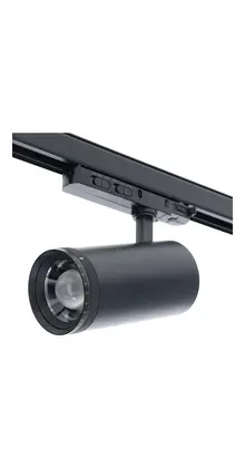 Dimbare en graden instelbare 3-fase rail spot - ZWART - 20/25/30 Watt 15° 55° - ZOOMABLE - 2700/3000/4000K