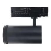 Dimbare en graden instelbare 3-fase rail spot - ZWART - 20/25/30 Watt 15° 55° - ZOOMABLE - 2700/3000/4000K