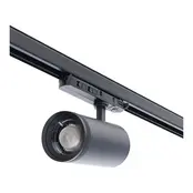 Dimbare en graden instelbare 3-fase rail spot - ZWART - 20/25/30 Watt 15° 55° - ZOOMABLE - 2700/3000/4000K