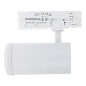 Dimbare en graden instelbare 3-fase rail spot - WIT - 20/25/30 Watt 15° 55° - ZOOMABLE - 2700/3000/4000K