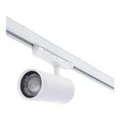 Dimbare en graden instelbare 3-fase rail spot - WIT - 20/25/30 Watt 15° 55° - ZOOMABLE - 2700/3000/4000K