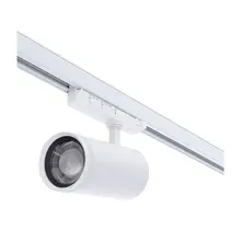 Dimbare en graden instelbare 3-fase rail spot - WIT - 20/25/30 Watt 15° 55° - ZOOMABLE - 2700/3000/4000K