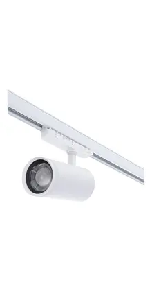 Dimbare en graden instelbare 3-fase rail spot - WIT - 20/25/30 Watt 15° 55° - ZOOMABLE - 2700/3000/4000K