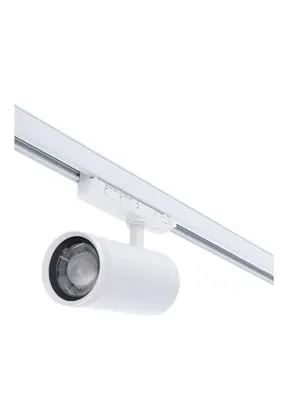 Dimbare en graden instelbare 3-fase rail spot - WIT - 20/25/30 Watt 15° 55° - ZOOMABLE - 2700/3000/4000K