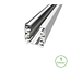 Trackrail verlichting 3 fase Luksus - Budget vriendelijke railverlichting 3-fase track rail - 1 meter - wit