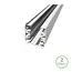 Trackrail verlichting 3 fase Luksus - Budget vriendelijke railverlichting 3-fase track rail - 2 meter - wit