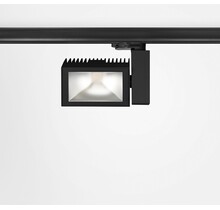 3-fase rail wallwasher spot - ZWART - 32W 70° - VELA