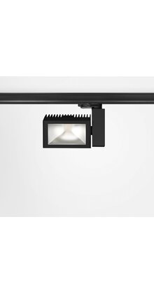 3-fase rail wallwasher spot - ZWART - 32W 70° - VELA WALLWASHER