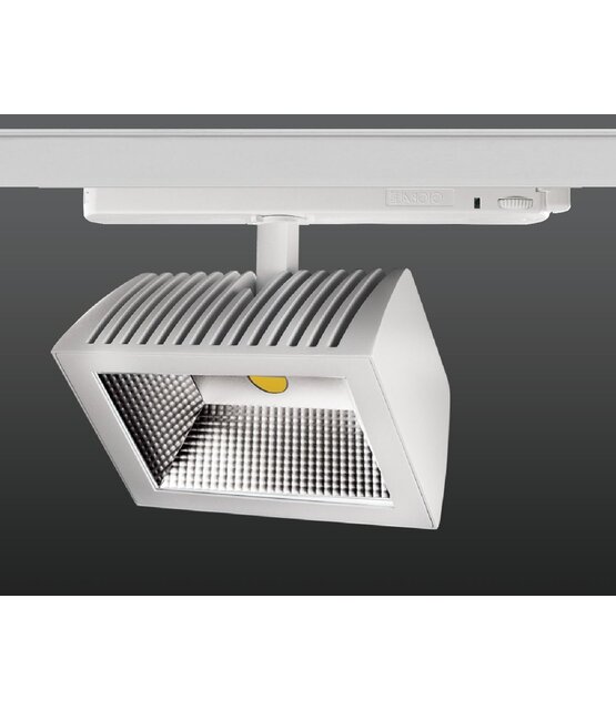 3-fase rail wallwasher spot - WIT - 32W 70° - OLLIE WALLWASHER