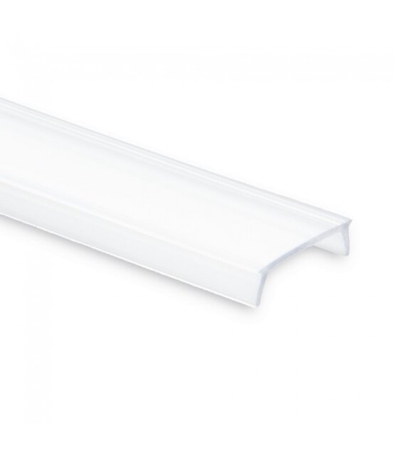 2 meter Losse LED profiel afdekking - Opaal / melkwit - SLIM308 - SLIMSTUC300