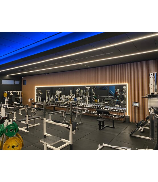 LED XL profiel met klikafdekking 26,79 mm x 26,00 mm - XL06Wit
