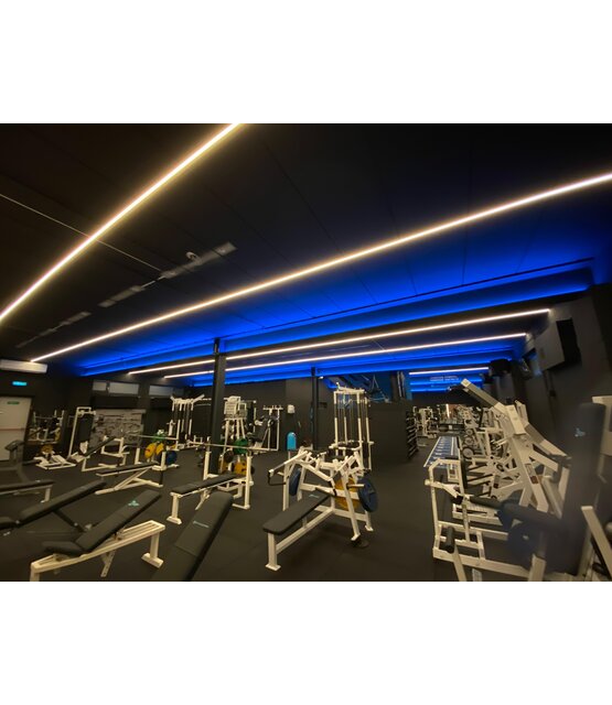 LED XL profiel met klikafdekking 26,79 mm x 26,00 mm - XL06Wit