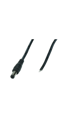 Male DC verlengkabel 100cm - Posdc-T-P25S-1.0