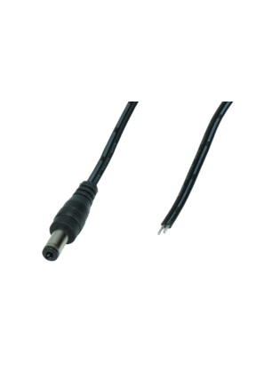 Male DC verlengkabel 100cm - Posdc-T-P25S-1.0