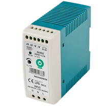 DIN Rail LED voeding 40 watt 24 volt 1,70 Ampère - IP20 - MDIN40W24