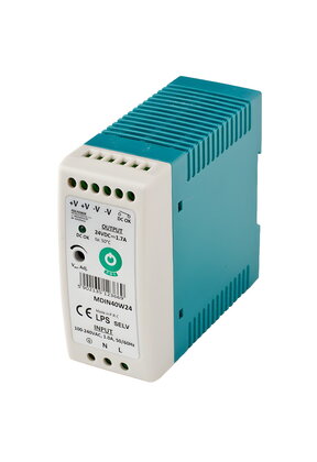 DIN Rail LED voeding 40 watt 24 volt 1,70 Ampère - IP20 - MDIN40W24