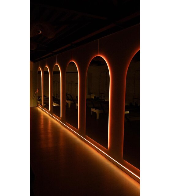 Buigbaar flexibel LED profiel inclusief opaal klikafdekking 2,40 mm x 18 mm - 13ALU