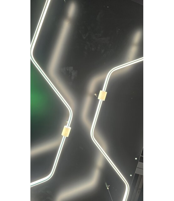 Buigbaar Twisted LED profiel met dubbele opaal klikafdekking 2 meter - F12ALU 360 DUO - 20 mm