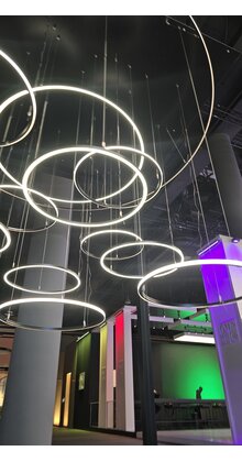 Buigbaar Twisted LED profiel met dubbele opaal klikafdekking 2 meter - F12ALU 360 DUO - 20 mm