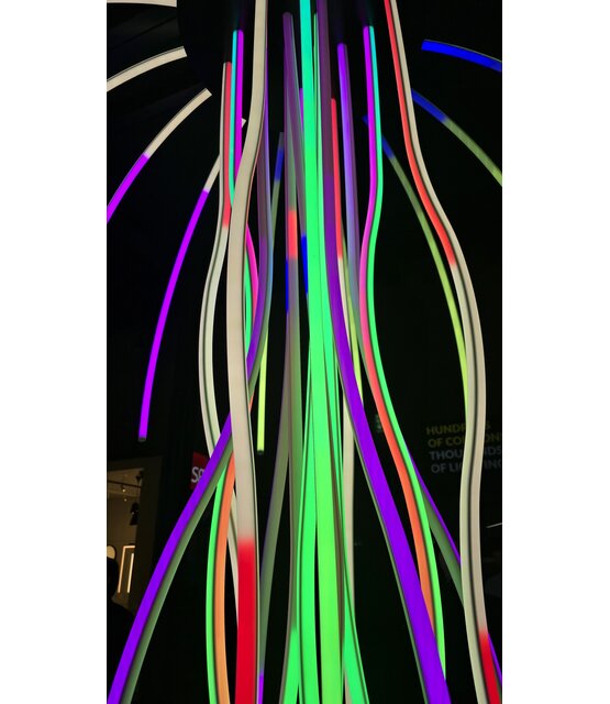 Buigbaar Twisted LED profiel met dubbele opaal klikafdekking 2 meter - F12ALU 360 DUO - 20 mm