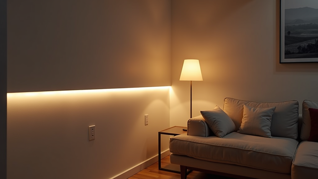 Hoe plak je een LED strip in een hoek