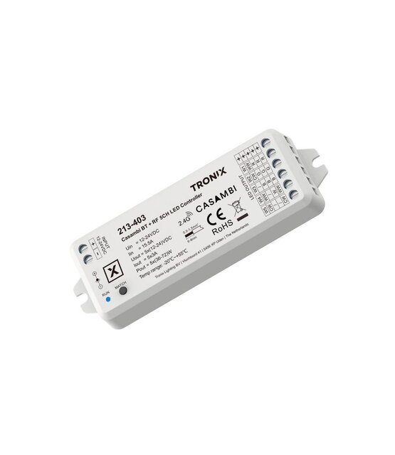 Casambi Led controller RGB(W+Dual white) 12 - 24V