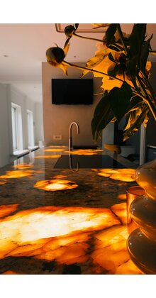 Natuursteen LED verlichting - 506 LED - 4300 LM - Warm wit - 3000 kelvin - Dimbaar - 24 volt IP20 - 25 x 100cm - Koppelbaar LED Sheet