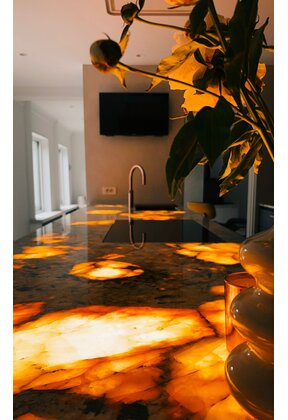 Natuursteen LED verlichting - 506 LED - 4300 LM - Warm wit - 3000 kelvin - Dimbaar - 24 volt IP20 - 25 x 100cm - Koppelbaar LED Sheet